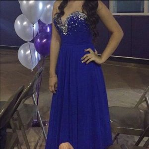 Royal Blue Prom Dress!